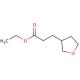 3-(Tetrahydro-furan-3-yl)-propionic acid ethyl ester (CAS 766539-77-9) - chemical structure image