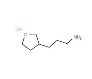 3-(Tetrahydro-furan-3-yl)-propylaminehydrochloride - chemical structure image