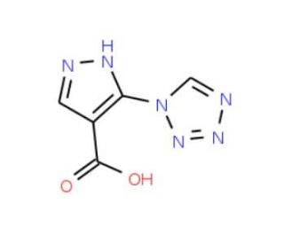 3-Tetrazol-1-yl-1H-pyrazole-4-carboxylic acid - chemical structure image
