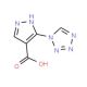 3-Tetrazol-1-yl-1H-pyrazole-4-carboxylic acid - chemical structure image