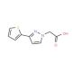 [3-(Thien-2-yl)-1H-pyrazol-1-yl]acetic acid - chemical structure image