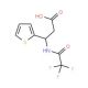 3-(Thien-2-yl)-3-[(2,2,2-trifluoroacetyl)amino]propanoic acid (CAS 115957-22-7) - chemical structure image