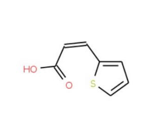 3-(Thien-2-yl)acrylic acid (CAS 15690-25-2) - chemical structure image