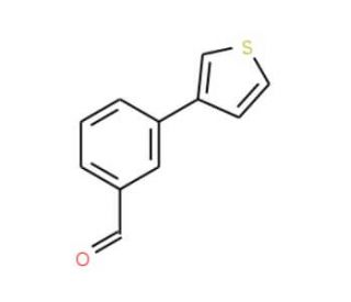 3-(Thien-3-yl)benzaldehyde (CAS 129746-42-5) - chemical structure image