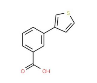 3-(Thien-3-yl)benzoic acid (CAS 20608-89-3) - chemical structure image