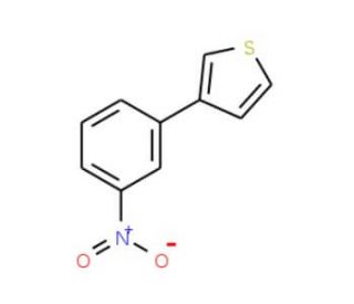 3-(Thien-3-yl)nitrobenzene (CAS 30011-95-1) - chemical structure image