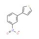3-(Thien-3-yl)nitrobenzene (CAS 30011-95-1) - chemical structure image