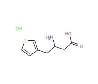 (3-Thienyl)-D-beta-homoalanine hydrochloride (CAS 269726-91-2) - chemical structure image