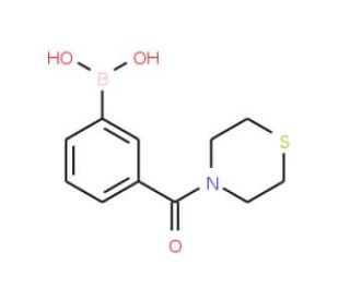 3-(Thiomorpholin-4-ylcarbonyl)benzeneboronic acid (CAS 850567-37-2) - chemical structure image