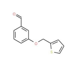 3-(Thiophen-2-ylmethoxy)-benzaldehyde - chemical structure image