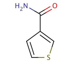 3-Thiophenecarboxamide (CAS 51460-47-0) - chemical structure image