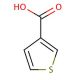3-Thiophenecarboxylic acid (CAS 88-13-1) - chemical structure image