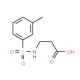 3-(Toluene-3-sulfonylamino)-propionic acid - chemical structure image