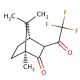 (−)-3-(Trifluoroacetyl)camphor (CAS 207742-84-5) - chemical structure image