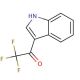 3-(Trifluoroacetyl)indole (CAS 14618-45-2) - chemical structure image