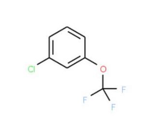 3-(Trifluoromethoxy)chlorobenzene (CAS 772-49-6) - chemical structure image