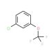 3-(Trifluoromethoxy)chlorobenzene (CAS 772-49-6) - chemical structure image