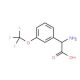 3-(Trifluoromethoxy)-DL-phenylglycine (CAS 261952-23-2) - chemical structure image