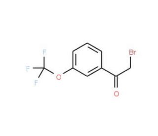 3-(Trifluoromethoxy)phenacyl bromide (CAS 237386-01-5) - chemical structure image