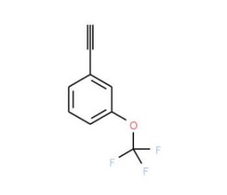 3-(Trifluoromethoxy)phenylacetylene (CAS 866683-57-0) - chemical structure image