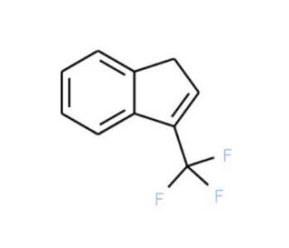 3-(Trifluoromethyl)-1H-indene - chemical structure image