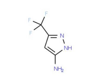 3-(Trifluoromethyl)-1H-pyrazol-5-amine (CAS 852443-61-9) - chemical structure image