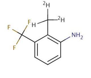 3-Trifluoromethyl-2-(methyl-d3)aniline - chemical structure image