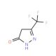 3-(Trifluoromethyl)-2-pyrazolin-5-one (CAS 401-73-0) - chemical structure image