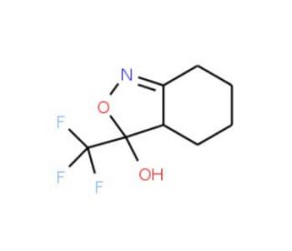 3-Trifluoromethyl-3,3a,4,5,6,7-hexahydrobenzo[c]isoxazol-3-ol - chemical structure image