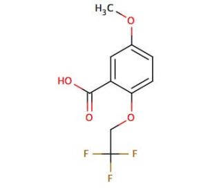 3-Trifluoromethyl-4-hydroxy-5-methoxy Methyl Benzoate (CAS 883241-39-2) - chemical structure image