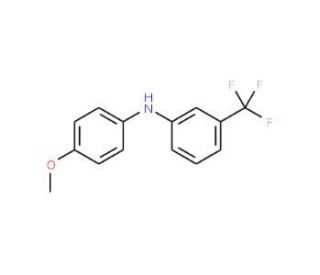 3-(Trifluoromethyl)-4&prime;-methoxydiphenylamine (CAS 1494-26-4) - chemical structure image