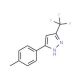 3-(Trifluoromethyl)-5-p-tolyl-1H-pyrazole (CAS 26974-15-2) - chemical structure image