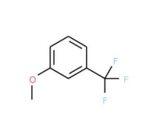 3-(Trifluoromethyl)anisole (CAS 454-90-0) - chemical structure image