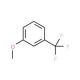 3-(Trifluoromethyl)anisole (CAS 454-90-0) - chemical structure image