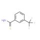 3-(Trifluoromethyl)benzenecarbothioamide (CAS 53515-17-6) - chemical structure image