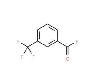 3-(Trifluoromethyl)benzoyl fluoride (CAS 328-99-4) - chemical structure image