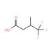 3-(Trifluoromethyl)butyric acid (CAS 348-75-4) - chemical structure image