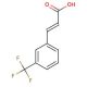 3-(Trifluoromethyl)cinnamic Acid (CAS 779-89-5) - chemical structure image