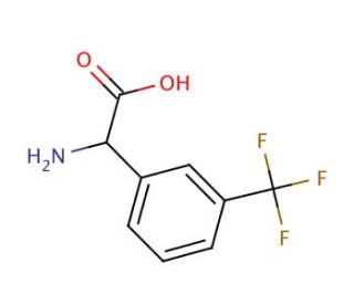 3-(Trifluoromethyl)-DL-phenylglycine (CAS 242475-26-9) - chemical structure image