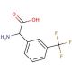 3-(Trifluoromethyl)-DL-phenylglycine (CAS 242475-26-9) - chemical structure image