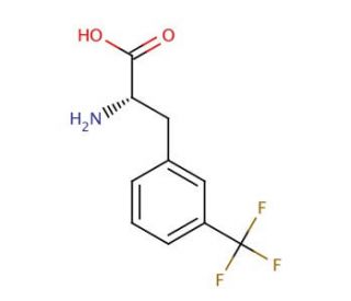 3-(Trifluoromethyl)-L-phenylalanine (CAS 14464-68-7) - chemical structure image