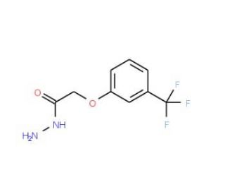 (3-Trifluoromethyl-phenoxy)-acetic acid hydrazide (CAS 307557-56-8) - chemical structure image