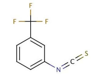 3-(Trifluoromethyl)phenyl isothiocyanate (CAS 1840-19-3) - chemical structure image