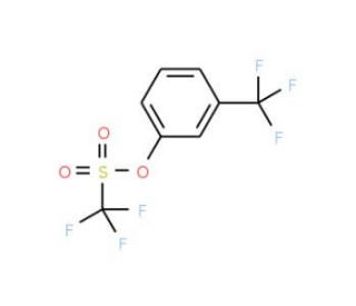 3-(Trifluoromethyl)phenyl trifluoromethanesulphonate (CAS 199188-30-2) - chemical structure image