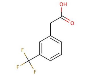 3-(Trifluoromethyl)phenylacetic acid (CAS 351-35-9) - chemical structure image