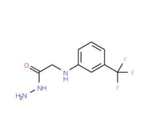 (3-Trifluoromethyl-phenylamino)-acetic acid hydrazide - chemical structure image