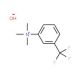 3-(Trifluoromethyl)phenyltrimethylammonium hydroxide (CAS 68254-41-1) - chemical structure image