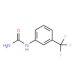 3-(Trifluoromethyl)phenylurea (CAS 13114-87-9) - chemical structure image