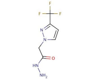 (3-Trifluoromethyl-pyrazol-1-yl)-acetic acid hydrazide - chemical structure image