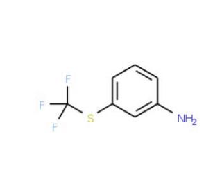 3-(Trifluoromethylthio)aniline (CAS 369-68-6) - chemical structure image